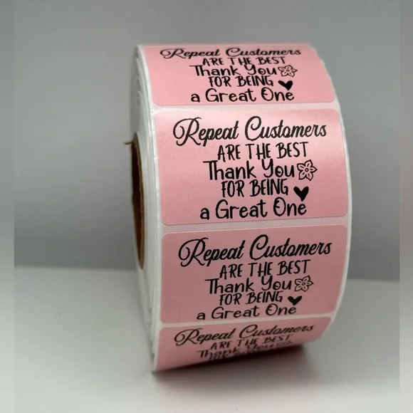 100pcs Repeat CustomersAppreciation Decorative Stickers new - Picture 5 of 13
